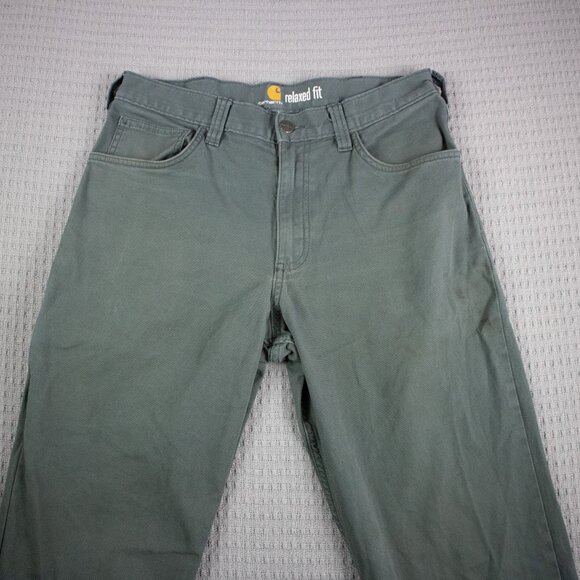 Carhartt Relaxed Fit Straight Relaxed Cut Cotton Pants 32x36 - Picture 4 of 8